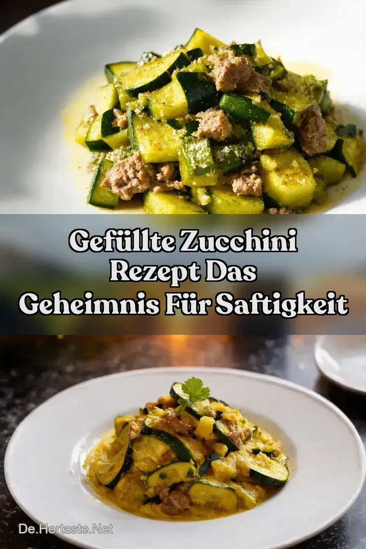 Gef&uuml;llte Zucchini Rezept Das Geheimnis f&uuml;r Saftigkeit