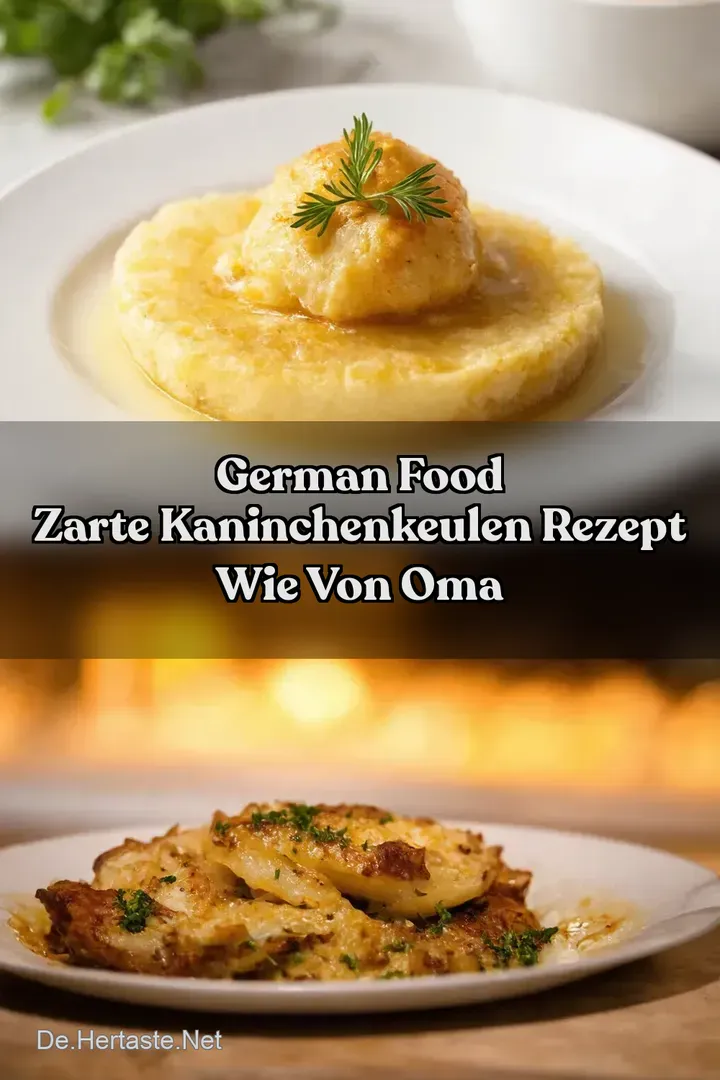 German Food Zarte Kaninchenkeulen Rezept wie von Oma