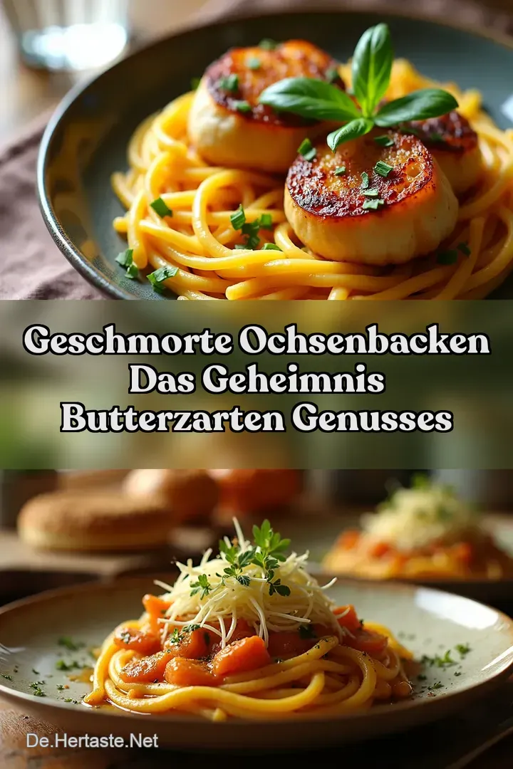 Geschmorte Ochsenbacken Das Geheimnis butterzarten Genusses