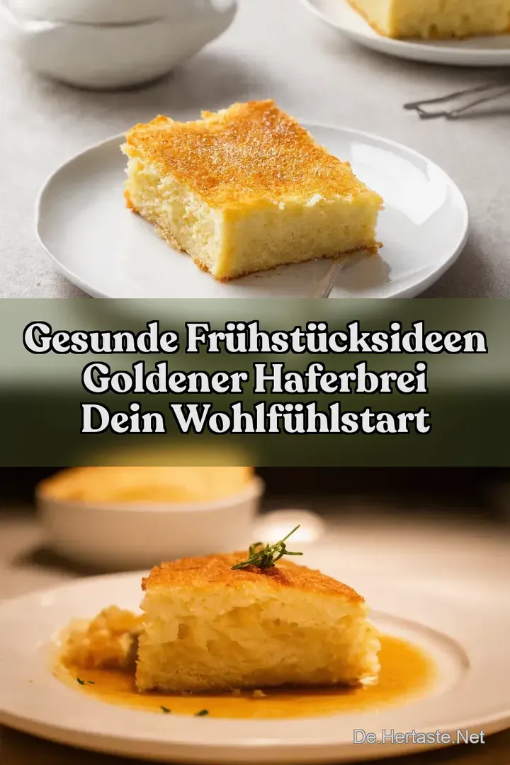Gesunde Fr&uuml;hst&uuml;cksideen Goldener Haferbrei Dein Wohlf&uuml;hlstart