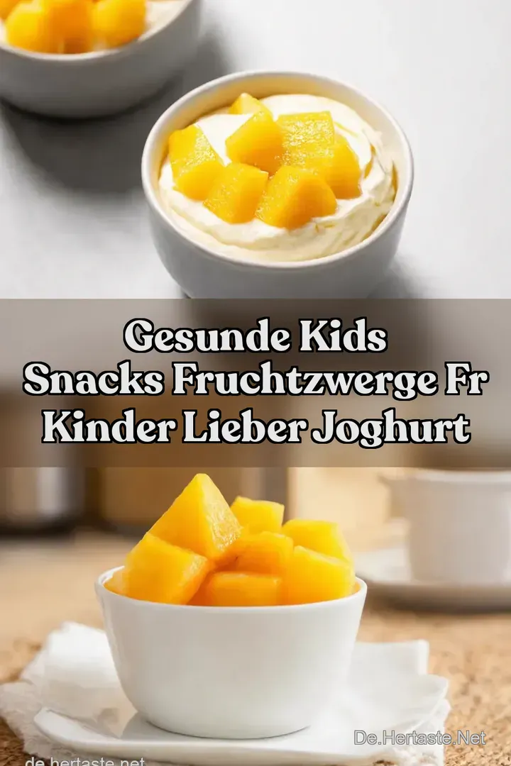 Gesunde Kids Snacks Fruchtzwerge fr Kinder Lieber Joghurt
