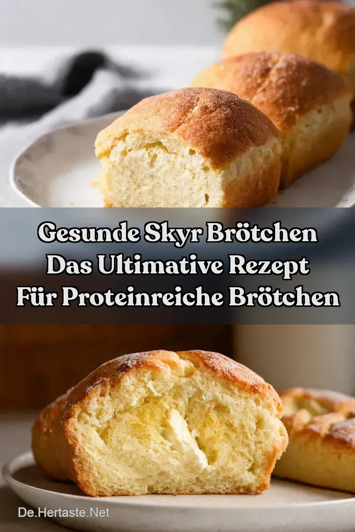 Gesunde Skyr Br&ouml;tchen Das ultimative Rezept f&uuml;r proteinreiche Br&ouml;tchen
