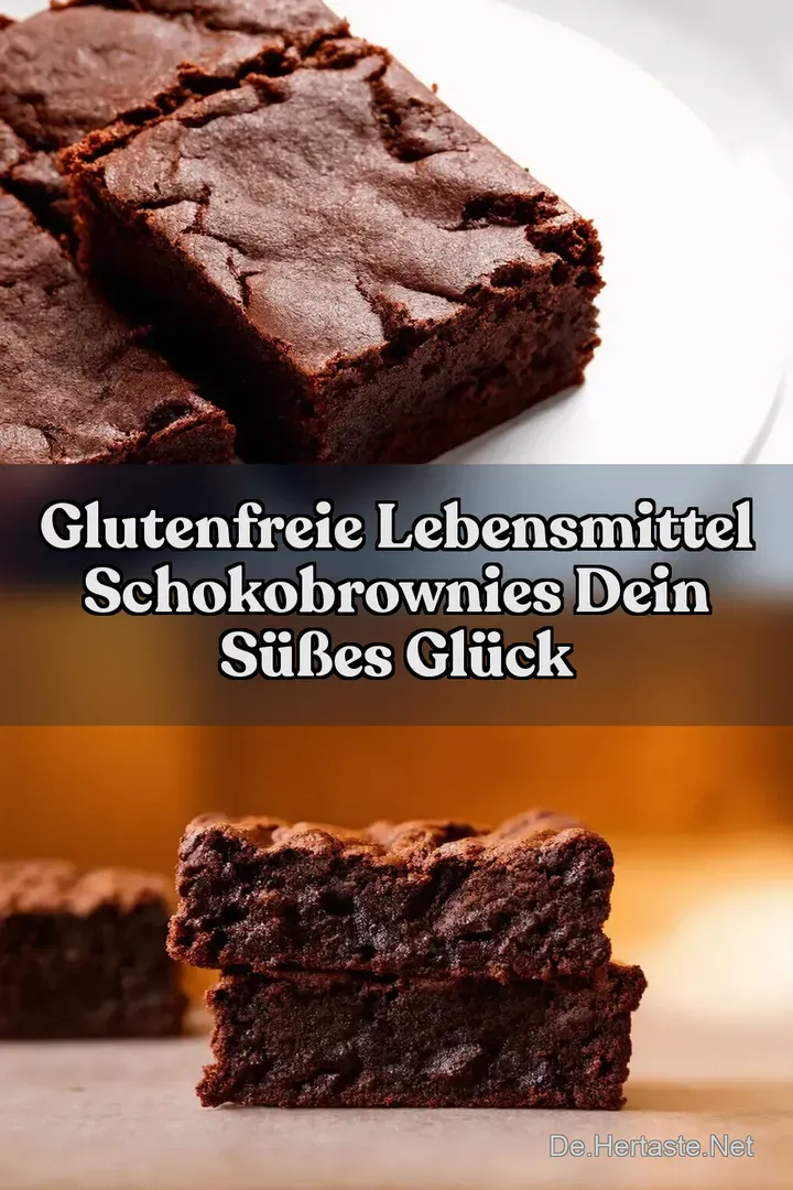 Glutenfreie Lebensmittel SchokoBrownies Dein s&uuml;&szlig;es Gl&uuml;ck