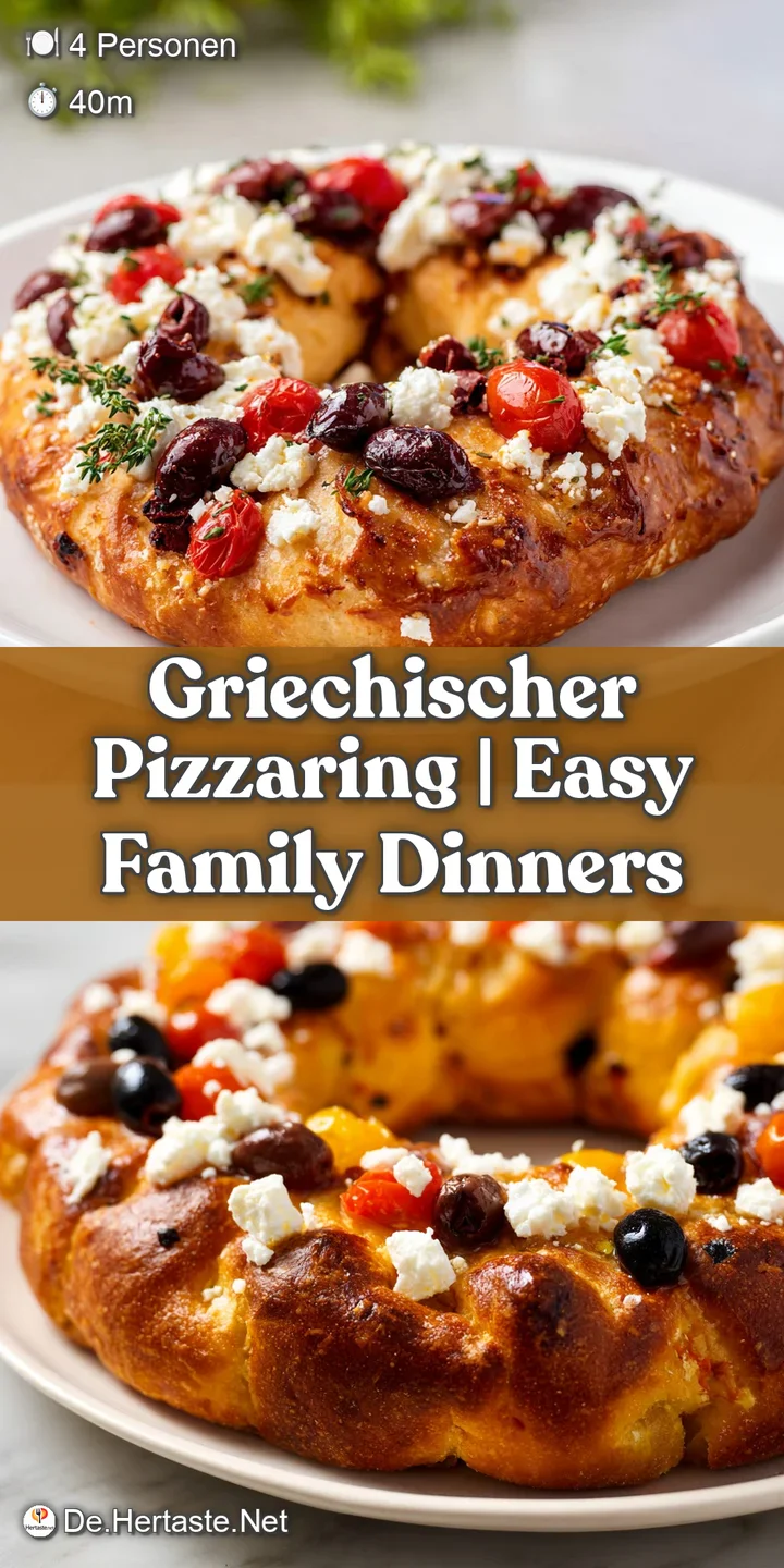Nahaufnahme von zart schmelzendem wei&szlig;em K&auml;se, gl&auml;nzenden roten Tomaten und Oliven auf knusprigem, goldbraunem Teig.