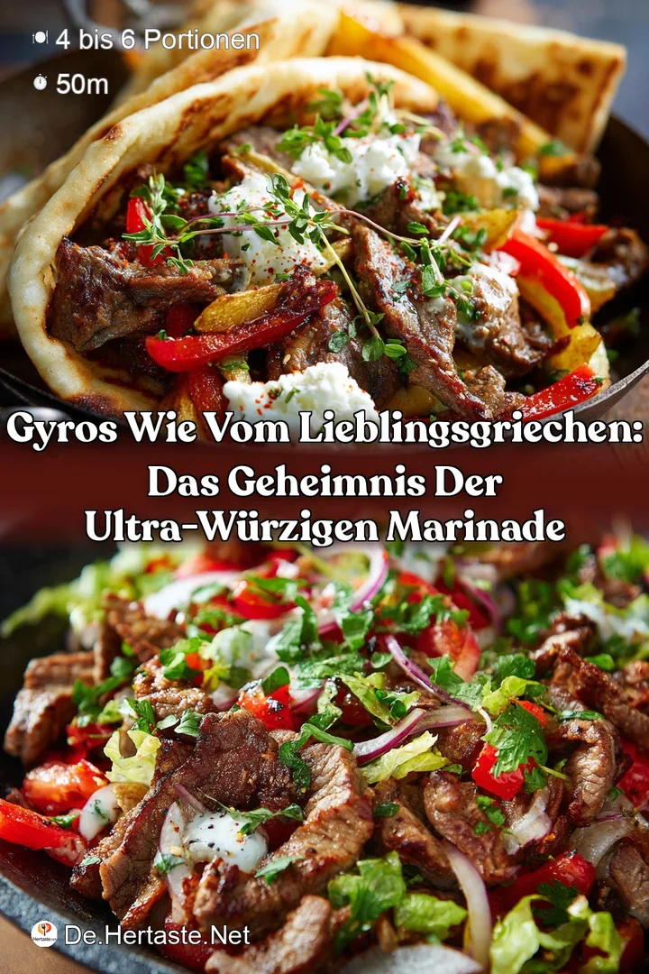 Gyros wie vom Lieblingsgriechen: Das Geheimnis der ultra-w&uuml;rzigen Marinade