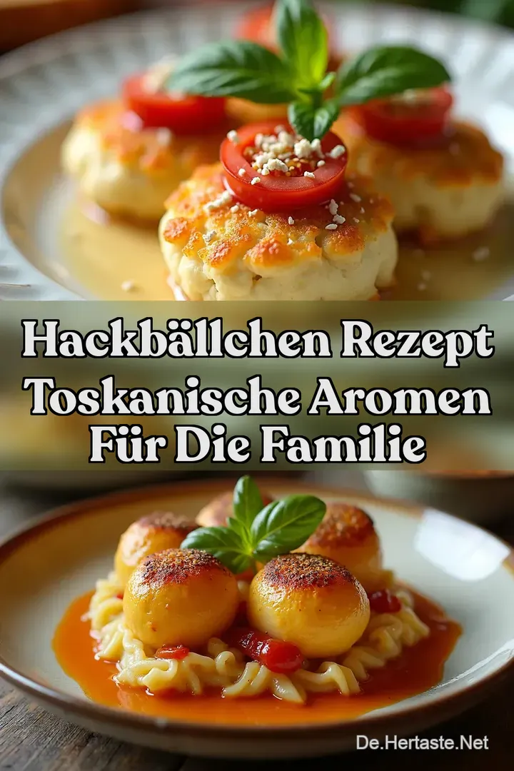 Hackb&auml;llchen Rezept Toskanische Aromen f&uuml;r die Familie