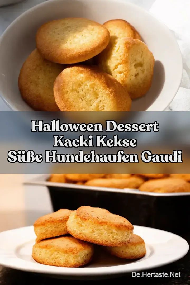 Halloween Dessert Kacki Kekse S&uuml;&szlig;e Hundehaufen Gaudi