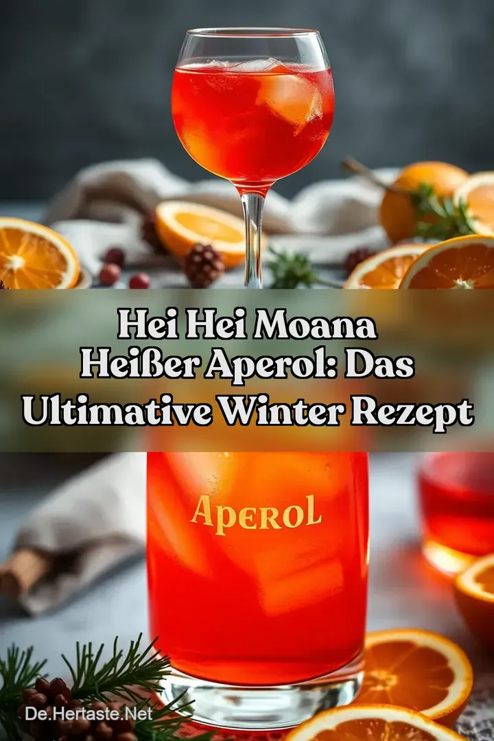 Hei Hei Moana hei&szlig;er Aperol: Das ultimative Winter Rezept