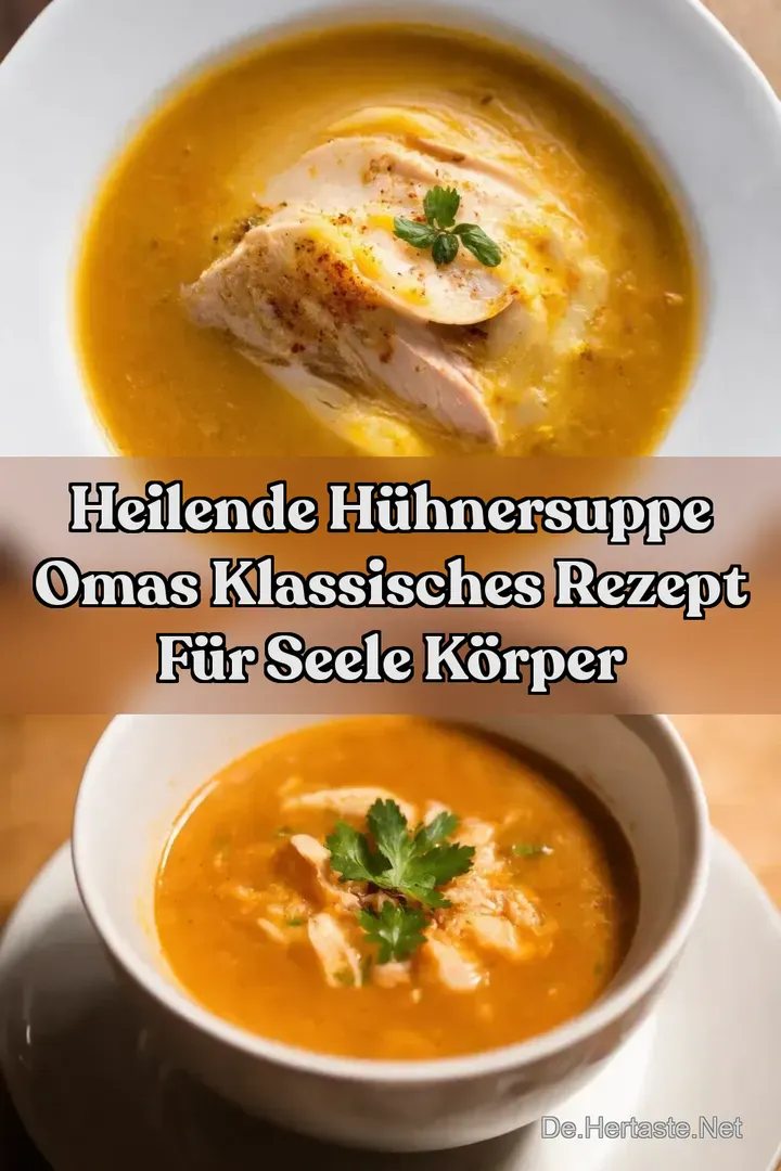 Heilende H&uuml;hnersuppe Omas Klassisches Rezept f&uuml;r Seele K&ouml;rper