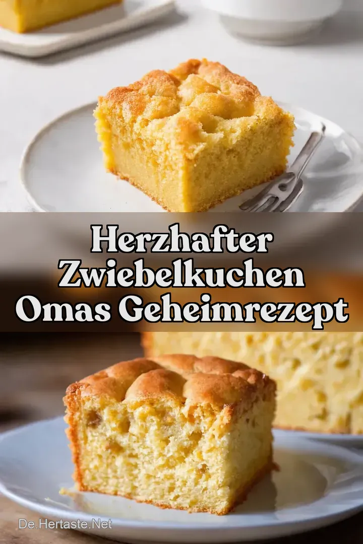 Herzhafter Zwiebelkuchen Omas Geheimrezept
