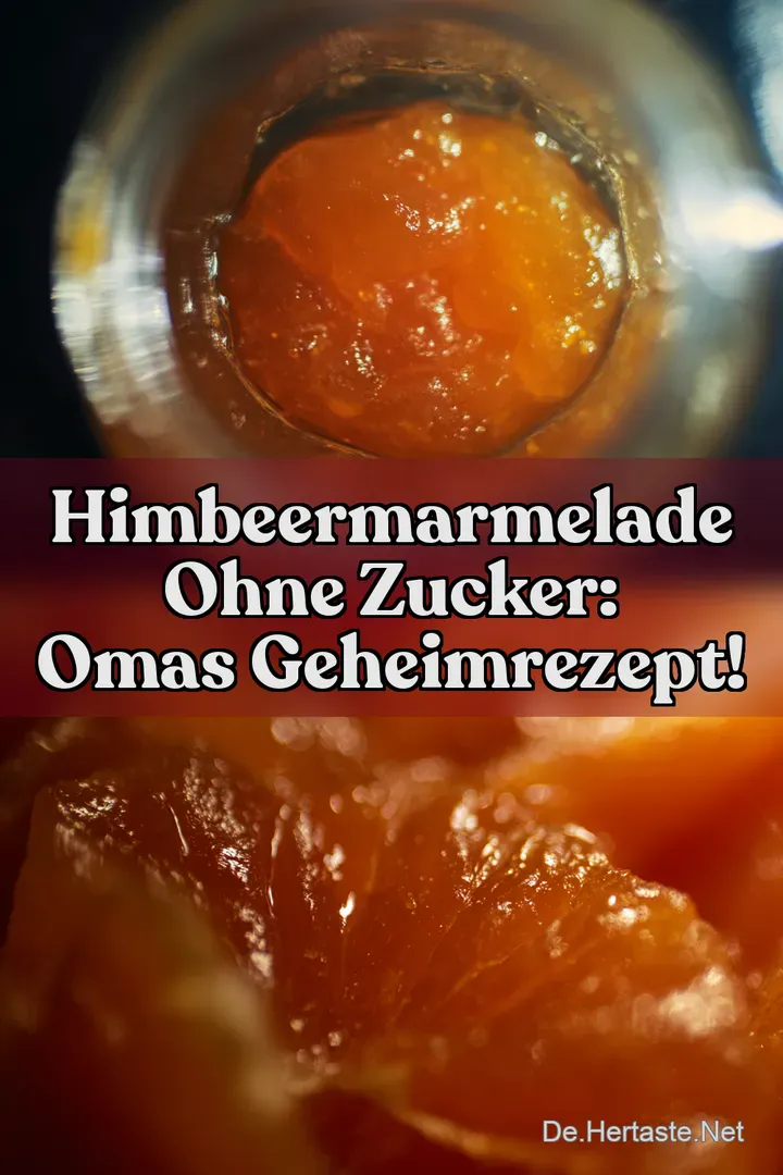 Himbeermarmelade ohne Zucker: Omas Geheimrezept!