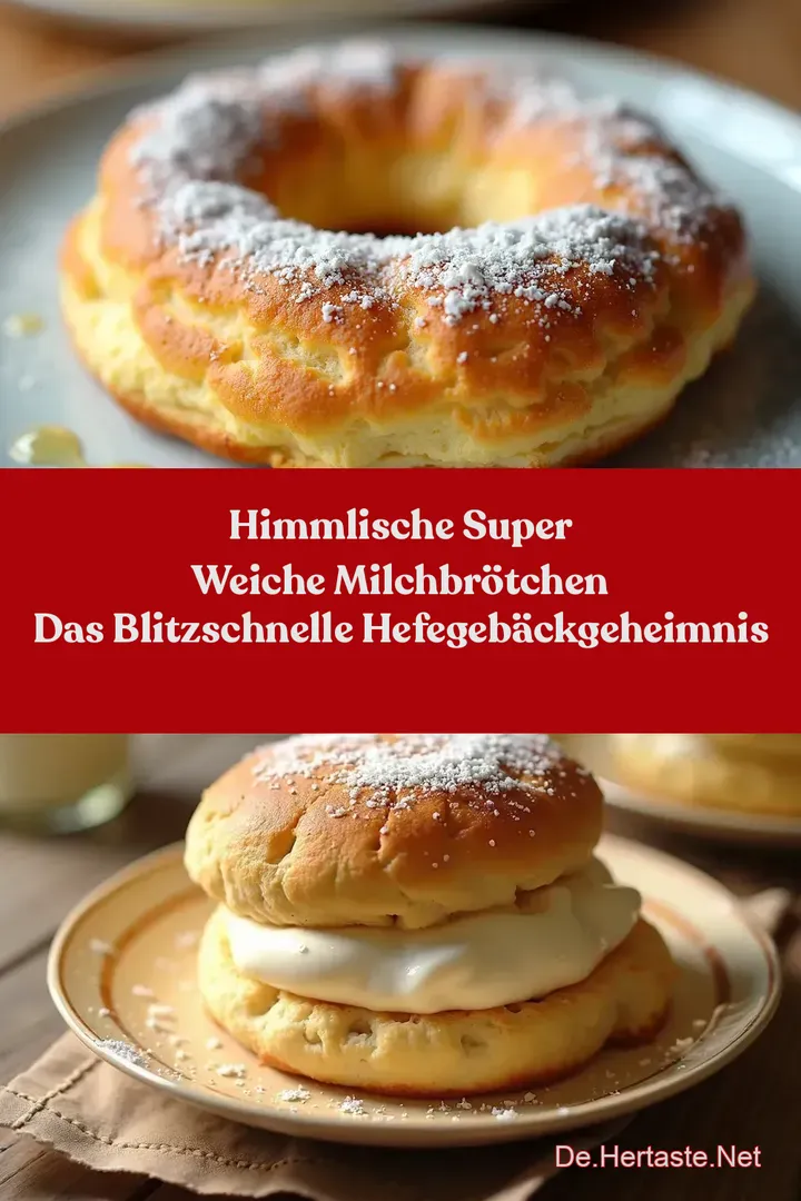 Himmlische Super weiche Milchbr&ouml;tchen Das Blitzschnelle Hefegeb&auml;ckGeheimnis