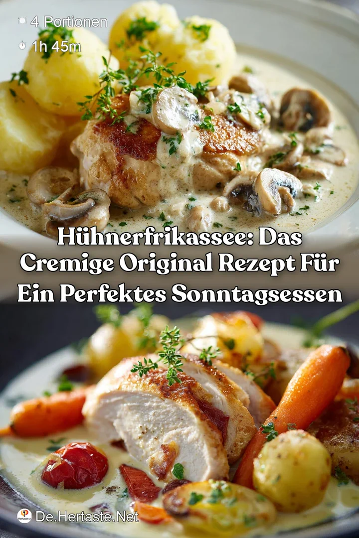 H&uuml;hnerfrikassee: Das cremige Original Rezept f&uuml;r ein perfektes Sonntagsessen