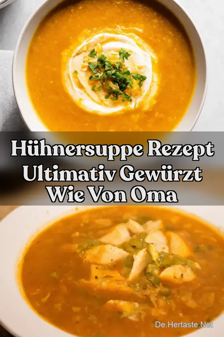 H&uuml;hnersuppe Rezept Ultimativ gew&uuml;rzt wie von Oma