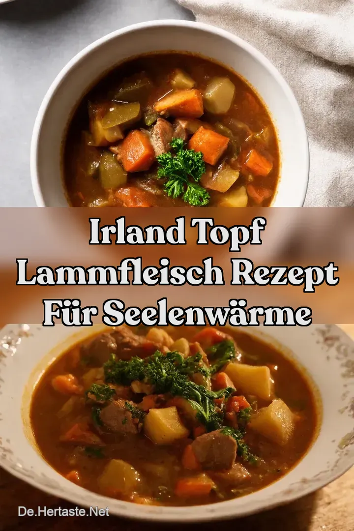 Irland Topf Lammfleisch Rezept f&uuml;r Seelenw&auml;rme