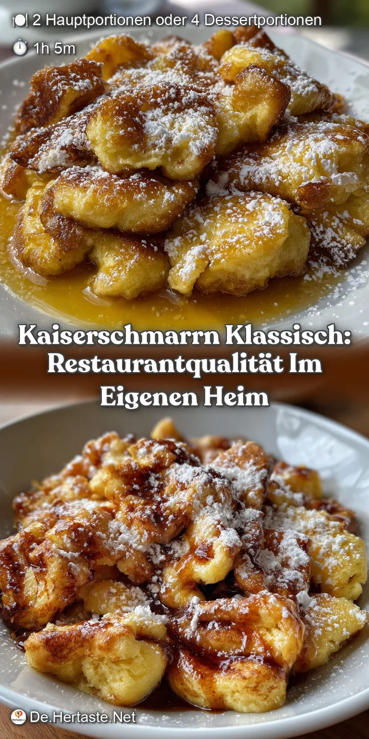 Kaiserschmarrn Klassisch: Restaurantqualit&auml;t im eigenen Heim