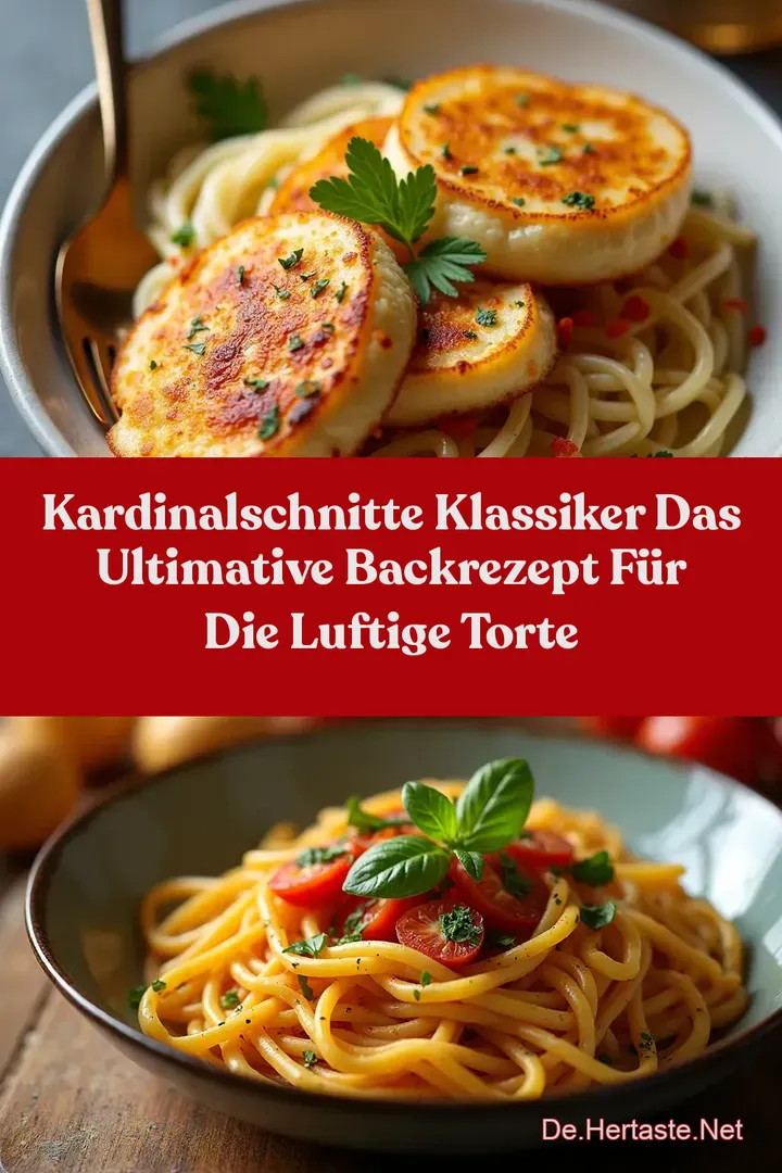 Kardinalschnitte Klassiker Das Ultimative BackRezept f&uuml;r die Luftige Torte