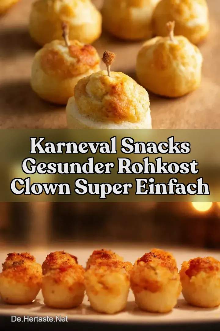 Karneval Snacks Gesunder ROHKOST CLOWN Super Einfach
