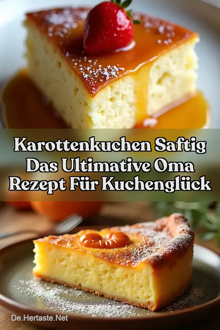 Karottenkuchen Saftig Das ultimative Oma Rezept f&uuml;r Kuchengl&uuml;ck