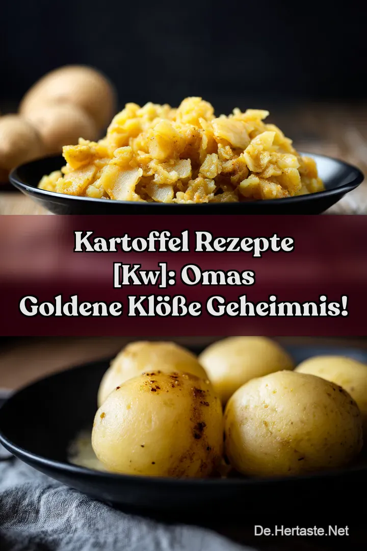 Kartoffel Rezepte [kw]: Omas Goldene Kl&ouml;&szlig;e Geheimnis!