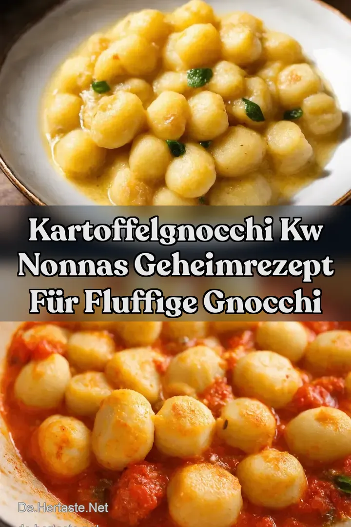 Kartoffelgnocchi kw Nonnas Geheimrezept f&uuml;r fluffige Gnocchi