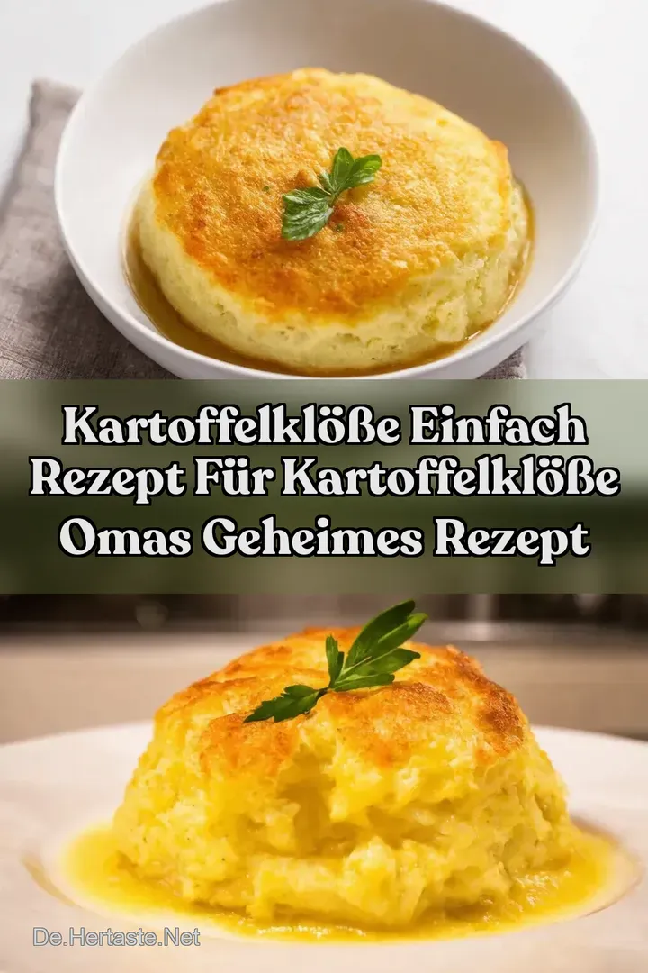 Kartoffelkl&ouml;&szlig;e Einfach rezept f&uuml;r kartoffelkl&ouml;&szlig;e Omas Geheimes Rezept