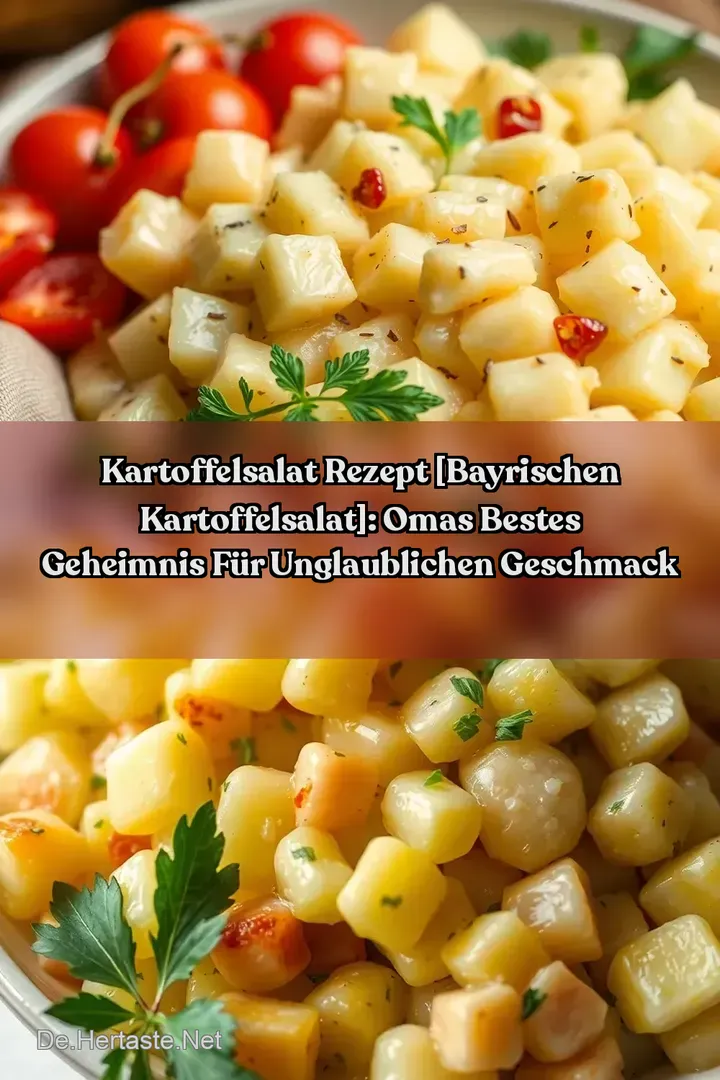 Kartoffelsalat Rezept [bayrischen kartoffelsalat]: Omas Bestes Geheimnis F&uuml;r Unglaublichen Geschmack