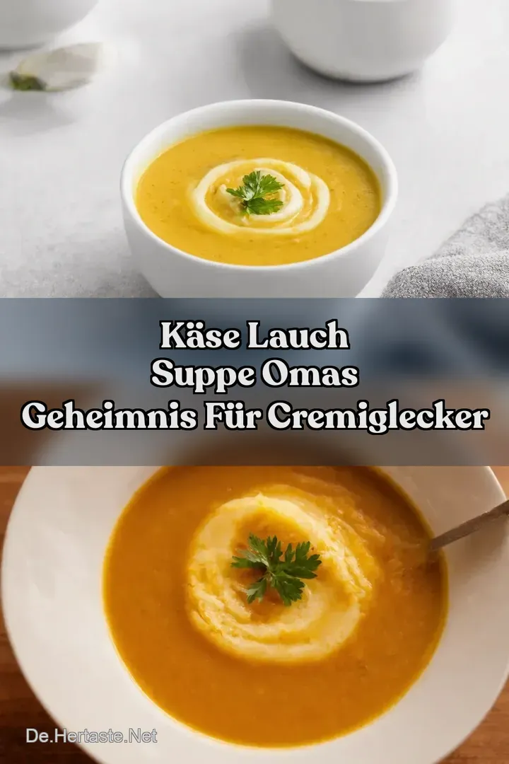K&auml;se Lauch Suppe Omas Geheimnis f&uuml;r CremigLecker