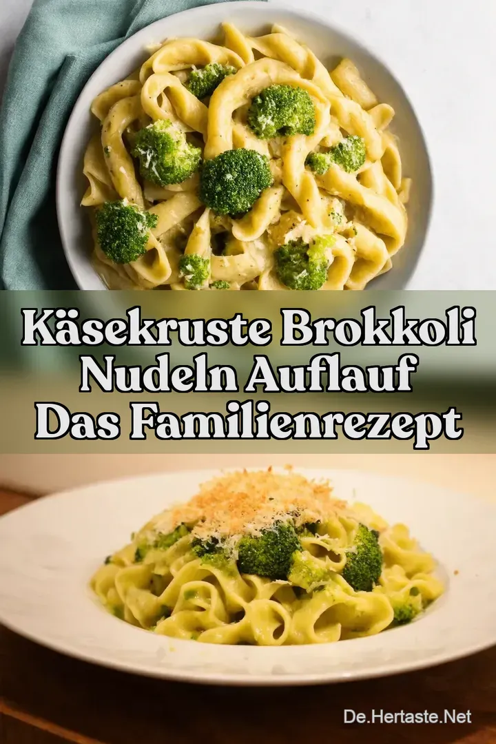 K&auml;sekruste Brokkoli Nudeln Auflauf Das Familienrezept