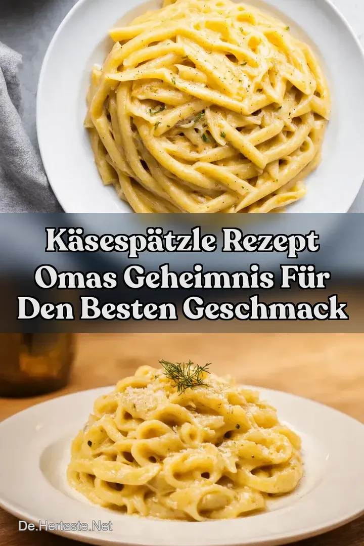 K&auml;sesp&auml;tzle Rezept Omas Geheimnis f&uuml;r den besten Geschmack
