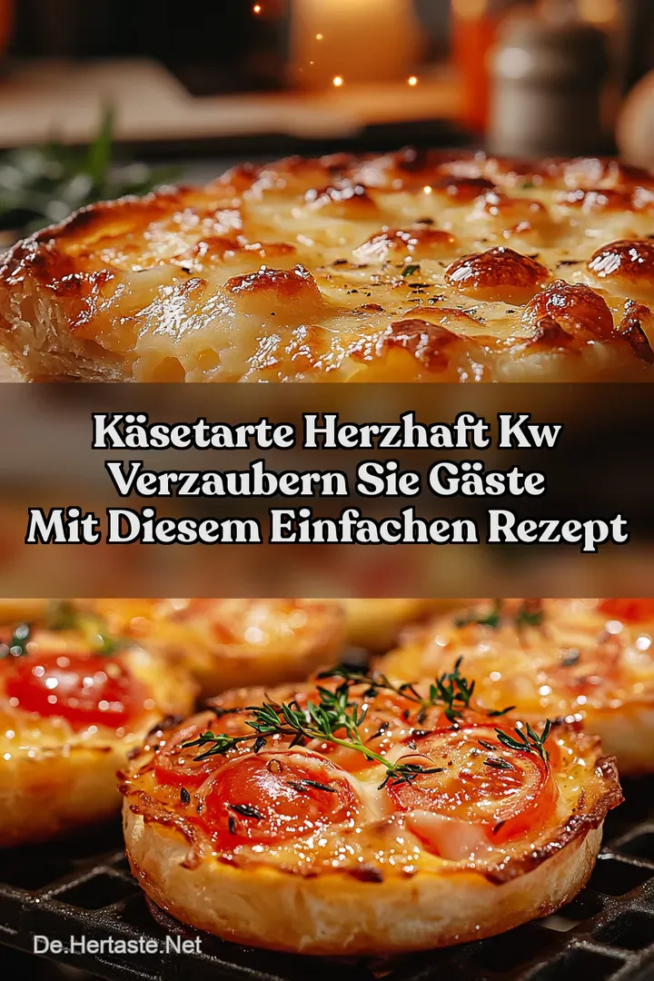 K&auml;setarte Herzhaft kw Verzaubern Sie G&auml;ste mit diesem einfachen Rezept