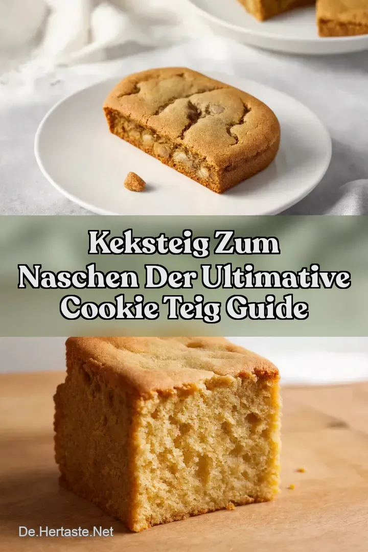 Keksteig zum Naschen Der ultimative Cookie Teig Guide