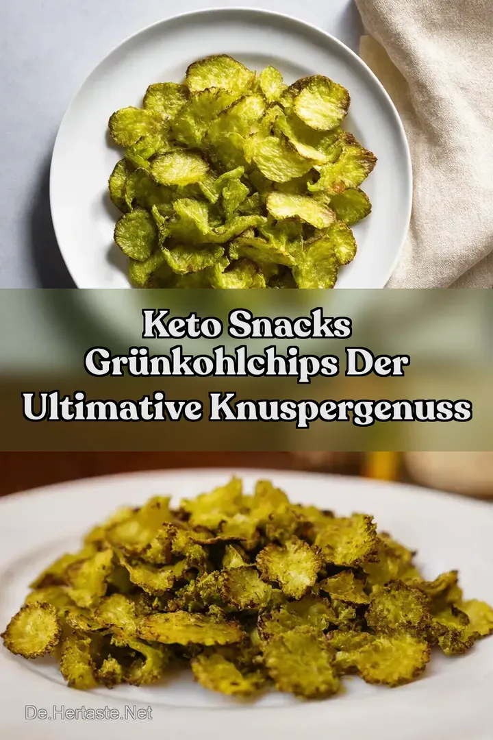 Keto Snacks Gr&uuml;nkohlchips Der ultimative KnusperGenuss