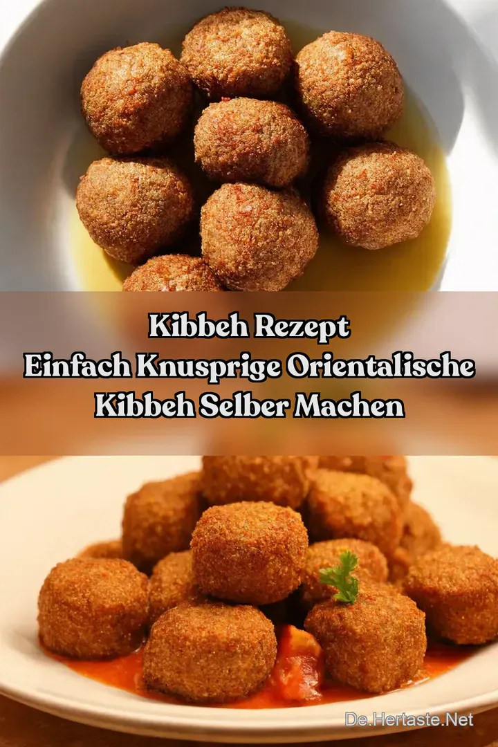 Kibbeh Rezept Einfach Knusprige orientalische Kibbeh selber machen