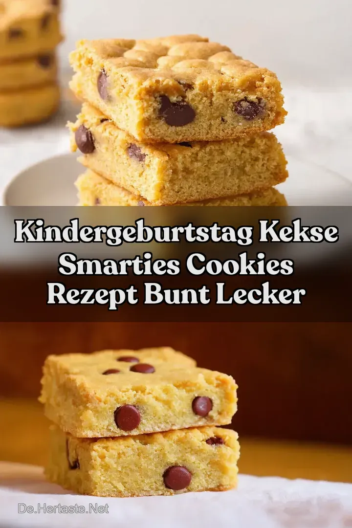 Kindergeburtstag Kekse Smarties Cookies Rezept Bunt Lecker