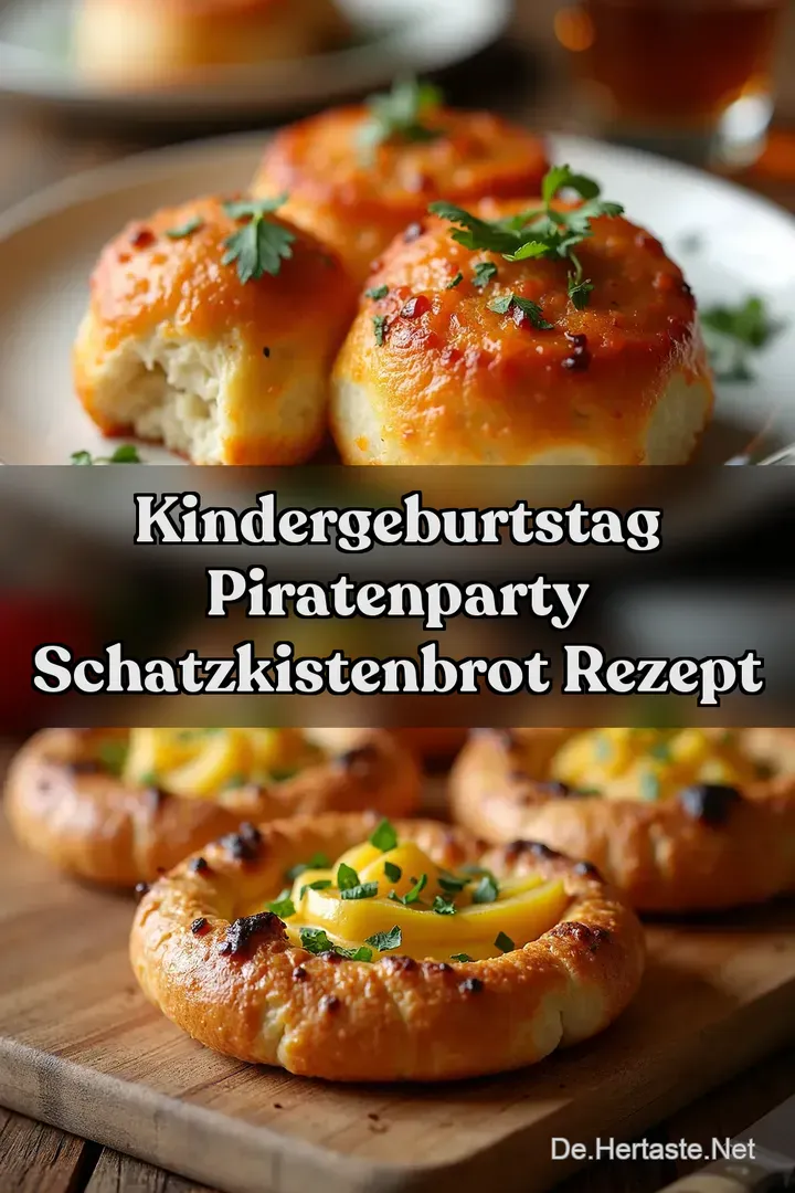 Kindergeburtstag Piratenparty SchatzkistenBrot Rezept