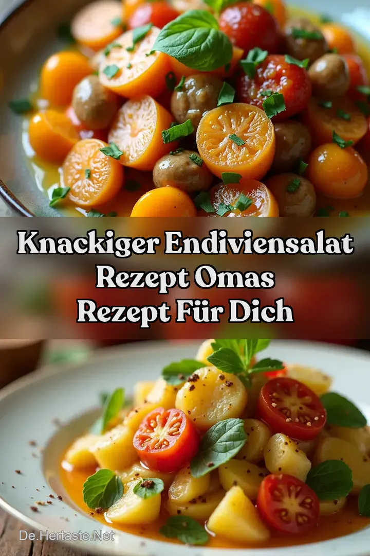 Knackiger Endiviensalat Rezept Omas Rezept f&uuml;r Dich
