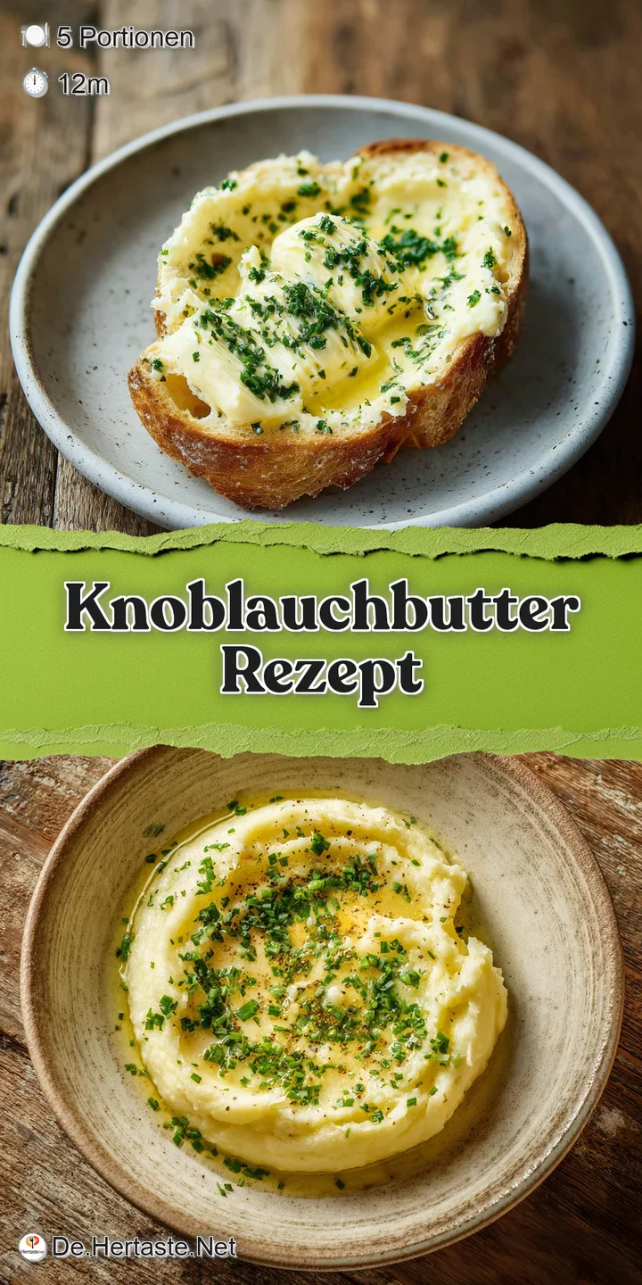 Close-up of creamy, pale yellow garlic butter, flecked with bright green herbs, promising rich flavor. Soft, spreadable te...