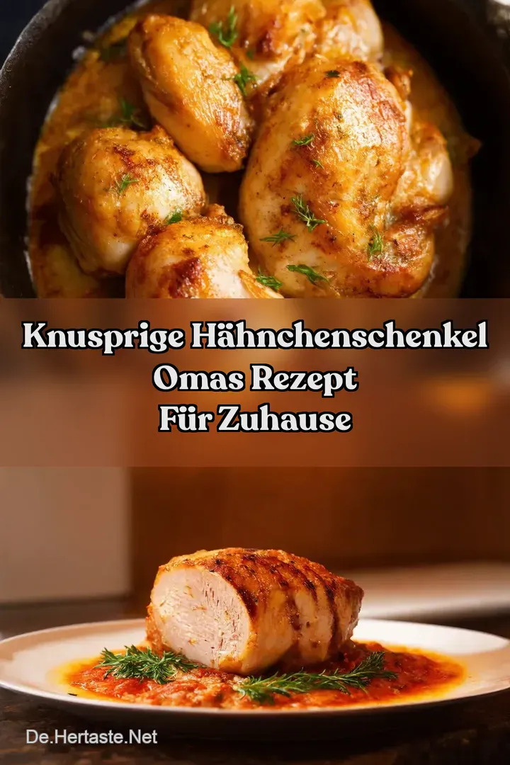 Knusprige H&auml;hnchenschenkel Omas Rezept f&uuml;r Zuhause