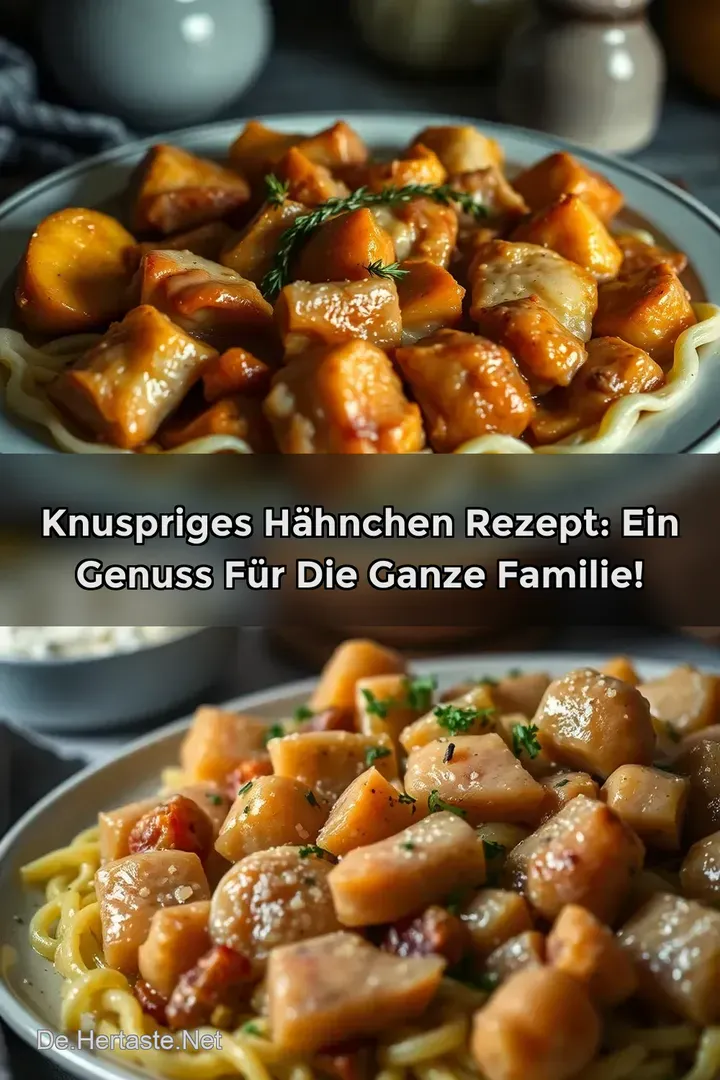 Knuspriges H&auml;hnchen Rezept: Ein Genuss f&uuml;r die ganze Familie!