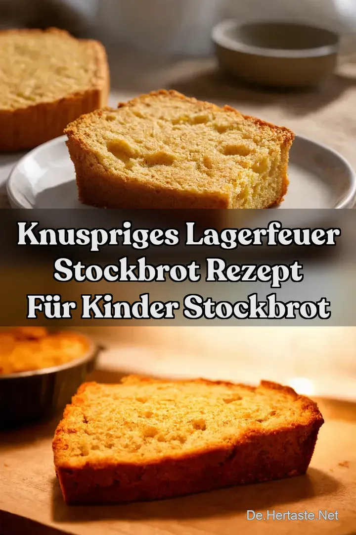 Knuspriges Lagerfeuer Stockbrot Rezept f&uuml;r Kinder Stockbrot
