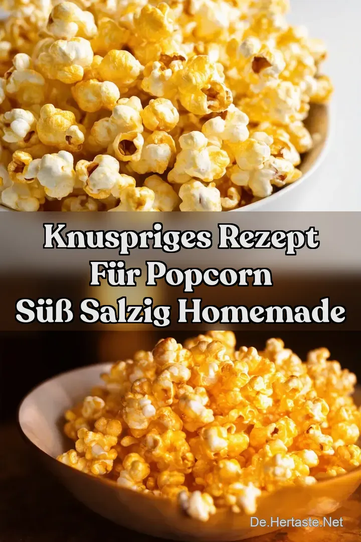 Knuspriges Rezept F&uuml;r Popcorn S&uuml;&szlig; Salzig Homemade