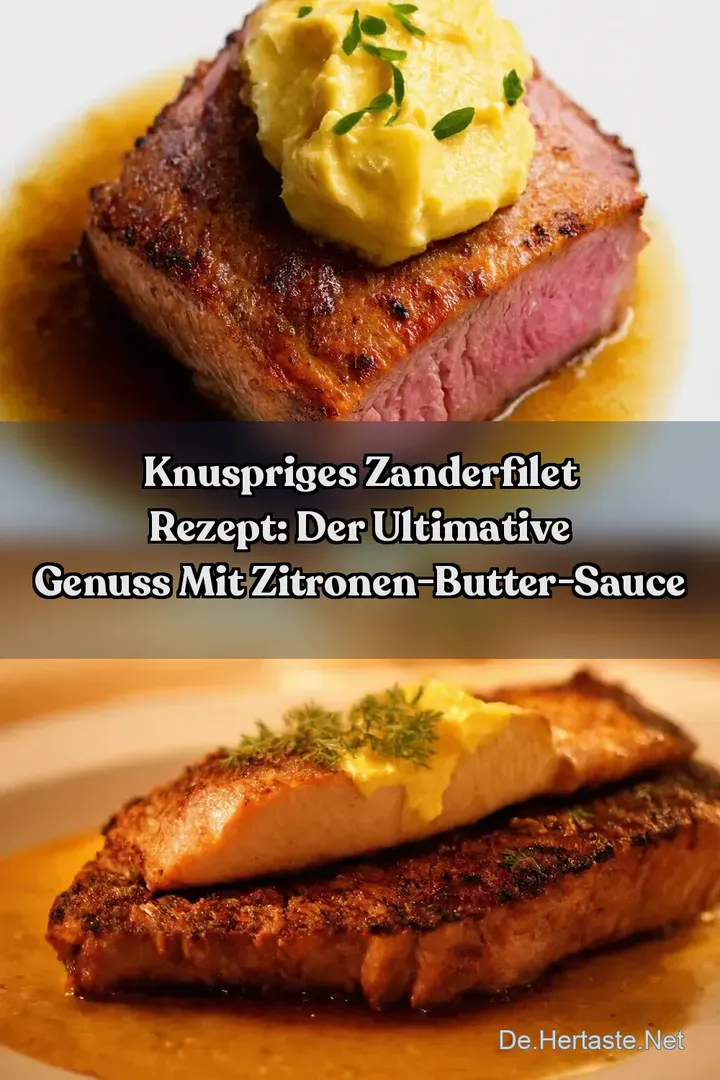 Knuspriges Zanderfilet Rezept: Der ultimative Genuss mit Zitronen-Butter-Sauce