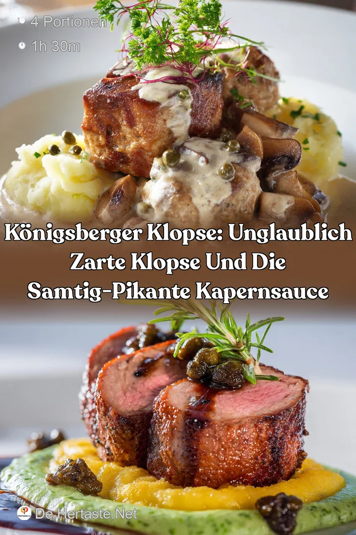K&ouml;nigsberger Klopse: Unglaublich zarte Klopse und die samtig-pikante Kapernsauce