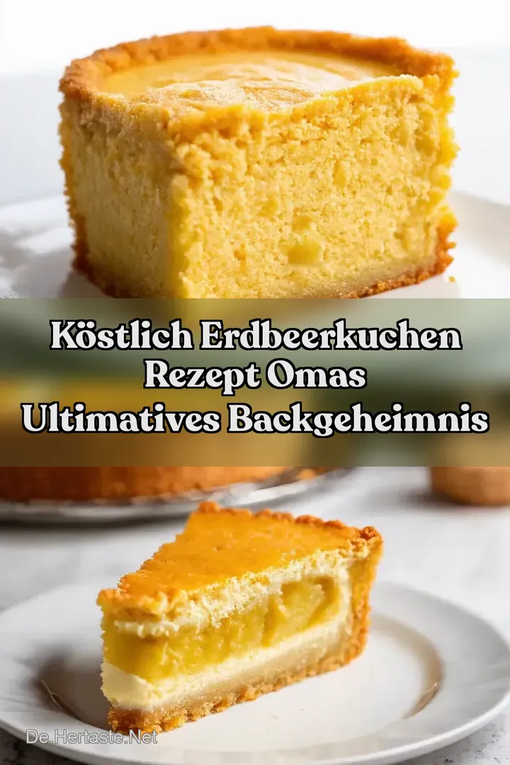 K&ouml;stlich Erdbeerkuchen Rezept Omas Ultimatives Backgeheimnis