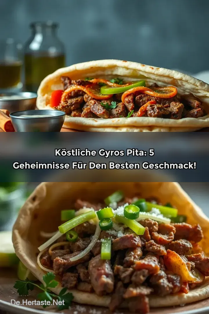 K&ouml;stliche Gyros Pita: 5 Geheimnisse f&uuml;r den besten Geschmack!