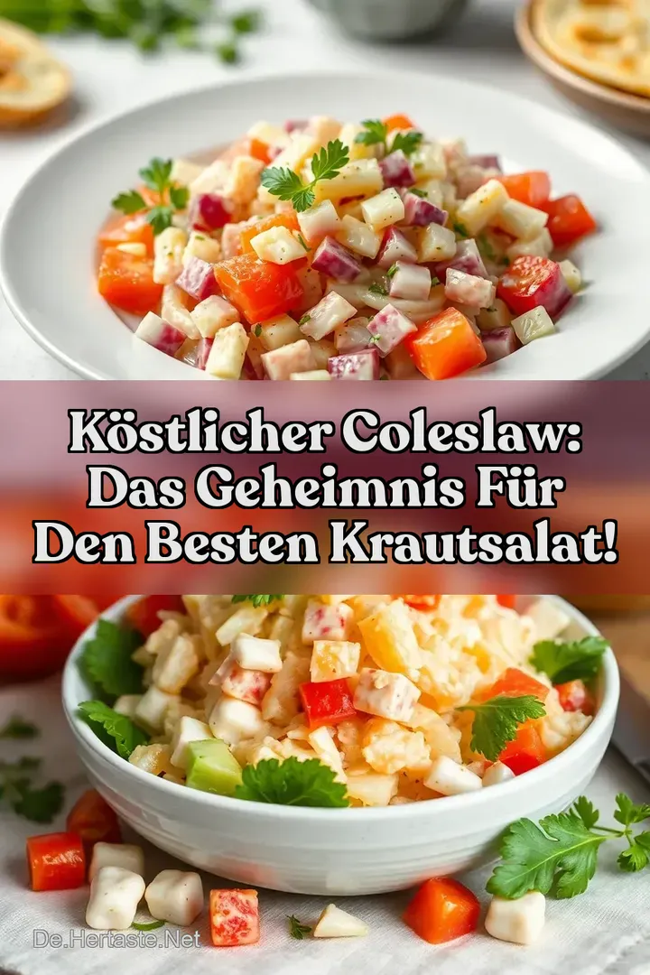 K&ouml;stlicher Coleslaw: Das Geheimnis f&uuml;r den besten Krautsalat!