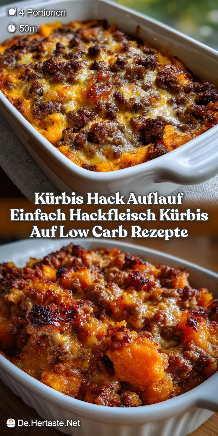 K&uuml;rbis Hack Auflauf Einfach Hackfleisch K&uuml;rbis Auf Low Carb Rezepte