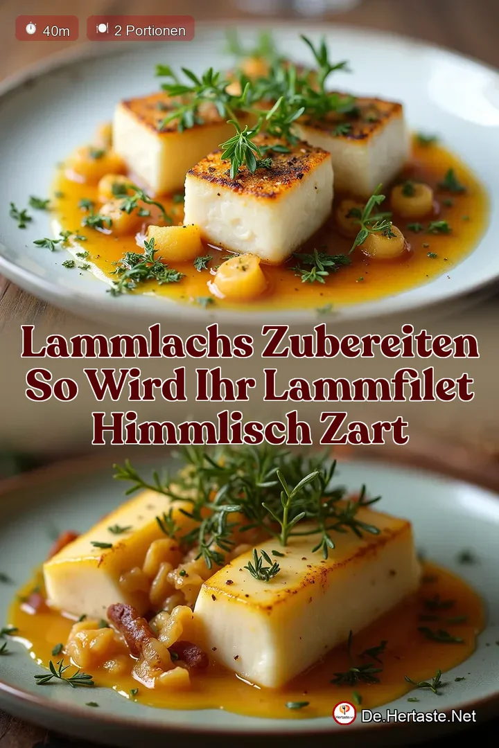 Lammlachs zubereiten So wird Ihr Lammfilet himmlisch zart