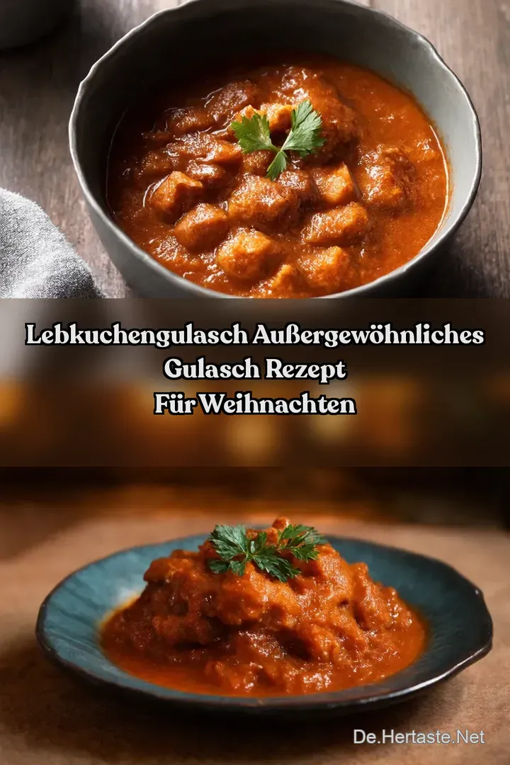 Lebkuchengulasch Au&szlig;ergew&ouml;hnliches Gulasch Rezept f&uuml;r Weihnachten